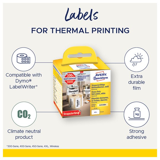 THERMAL FOIL LABELS