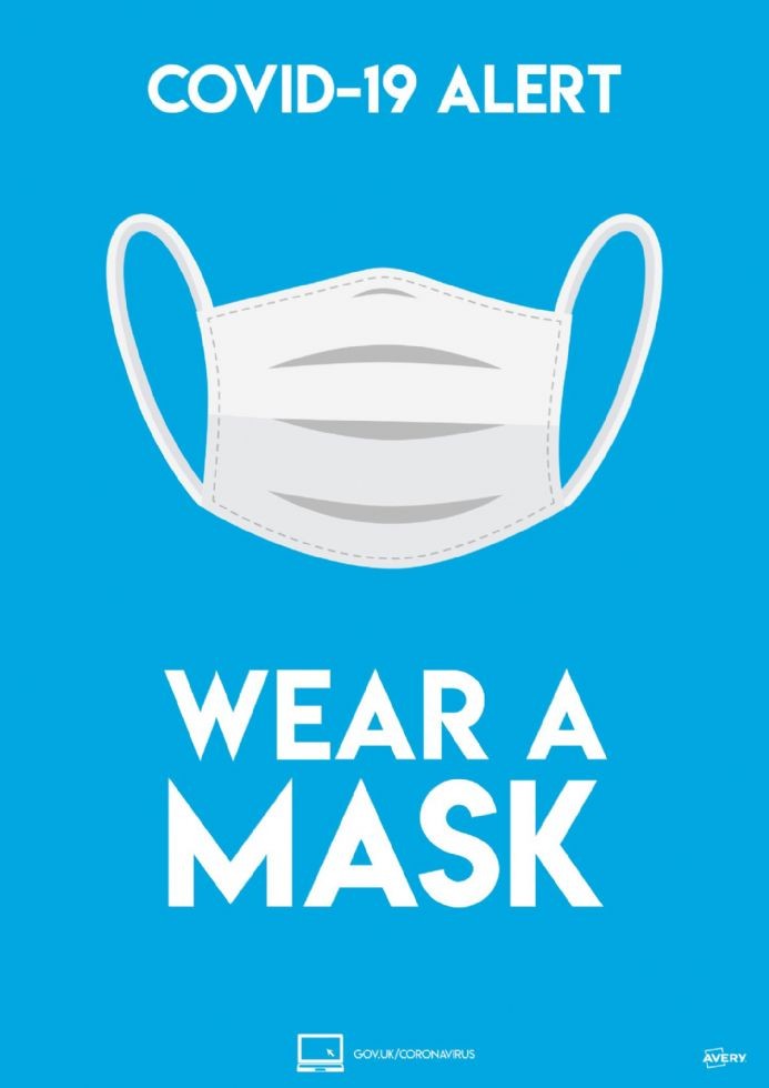 Wear a Mask A4 Poster - COVWMA4 | COVWMA4 | Avery