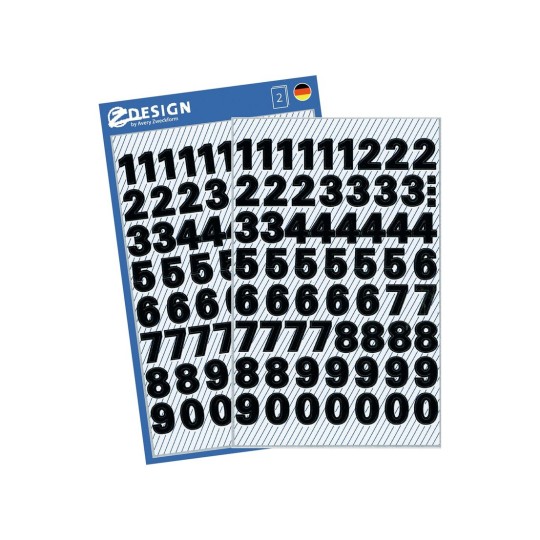 Multipurpose Number Stickers Small Size for Home and Office 180 Numbers :  : Office Products